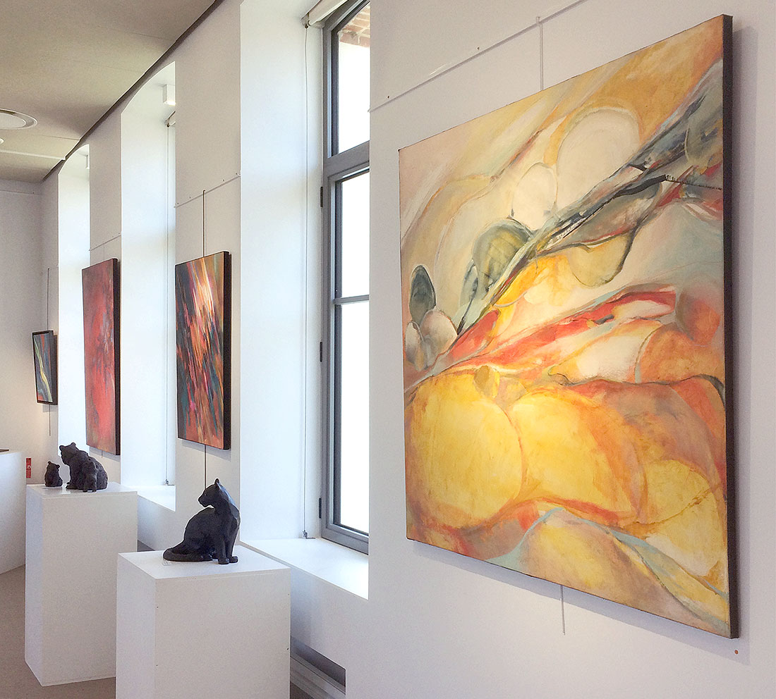 Exposition été 2024, Jc Tanguy à Keruzen avec 6 autres Artistes