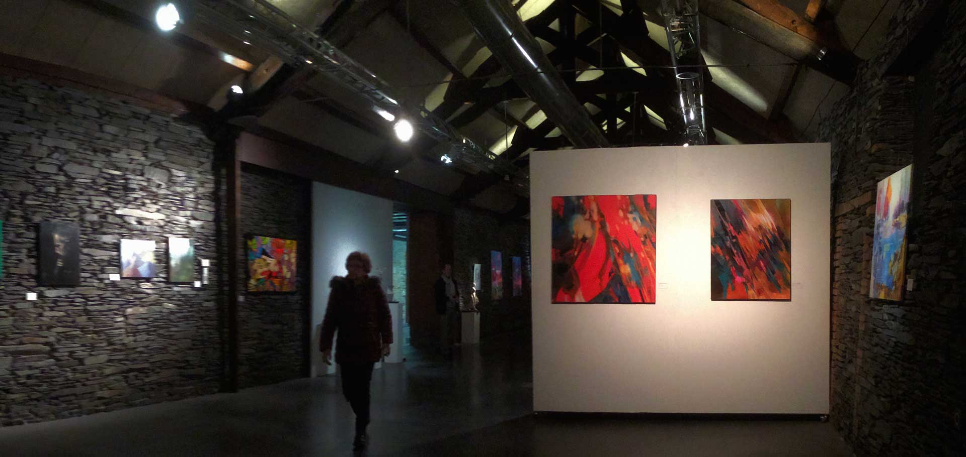 Exposition à Trelazé en 2024, jc tanguy, peintre contemporain, tableau, peinture, huile sur toile, art, contemporain, abstrait, nantes, france
