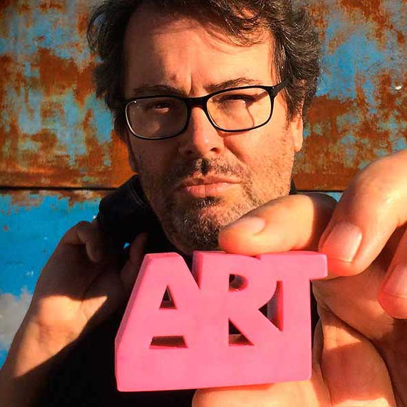 Portrait de Jc Tanguy, artiste-peintre nantais contemporain, tableau art contemporain, peintre contemporain, huile sur toile, art abstrait, Nantes - France