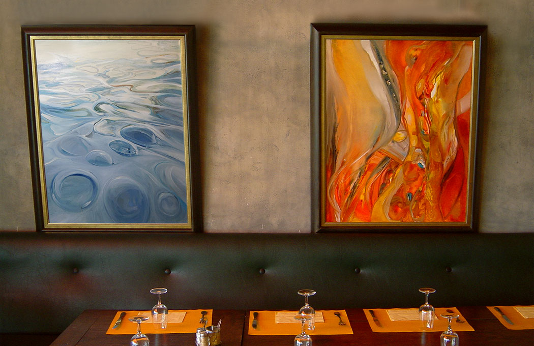 Le Creuset: Peinture à l'huile sur toile, tableau art contemporain, peintre contemporain, art contemporain, Jc Tanguy - Nantes - France