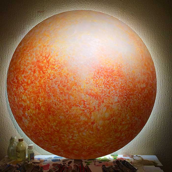 Naked Sun, tableau art contemporain, peintre contemporain, peinture huile sur toile expo à Nantes de Jc Tanguy, Art contemporain, peinture expo, tableau, exposition, artiste, Nantes, France